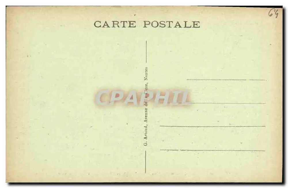 Pau — Die Pyrenäen von der Place Saint-Martin aus — Nachtatmosphäre - Rückseite