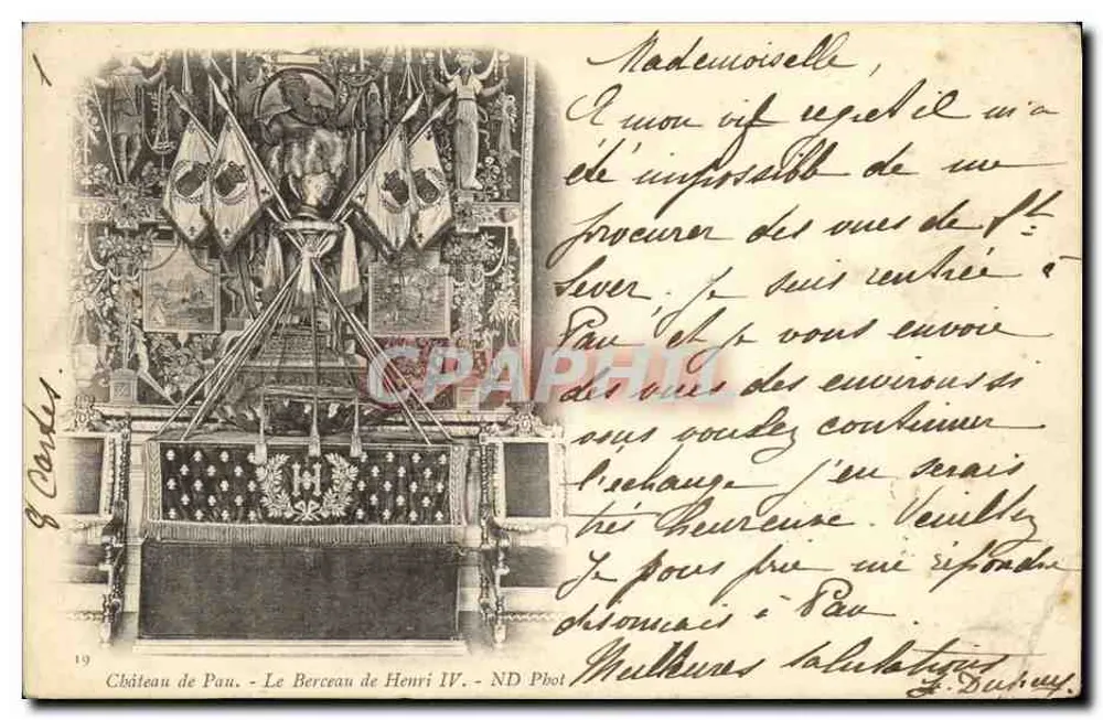 Schloss Pau - Das Wiege von Henri IV — ND Phot. Muller & Salabatigues - Vorderseite