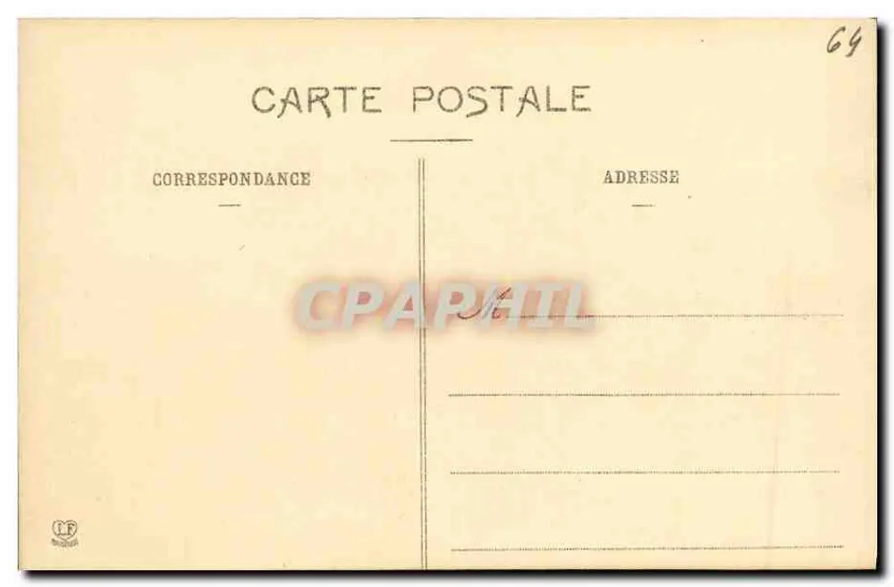 Pau - Place Royale - Estátua de Henri IV — Les Basses-Pyrénées, editor não identificado, n° 35 - Verso