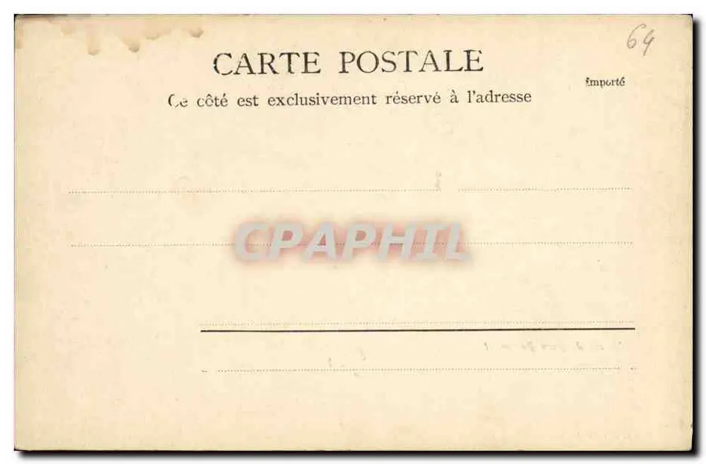 Het ingang van het Parc Beaumont — Pau — R. & J. D. 10718 A.12 - Achterkant