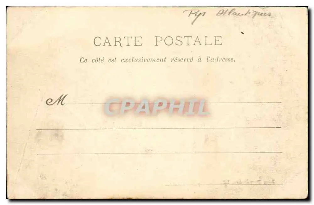 Pau (Castelo) — Lareira Monumental — Les Pyrénées Illustrées, n°71 - Verso