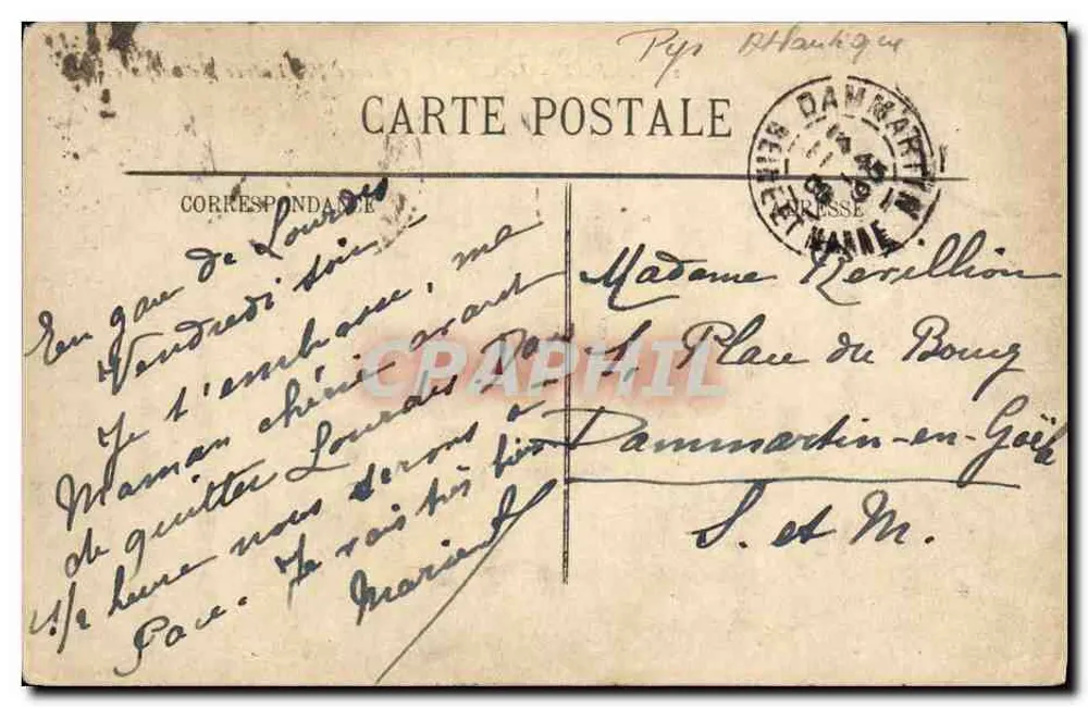 PAU – Schloss Henri IV. Haupteingang. L★ - Rückseite