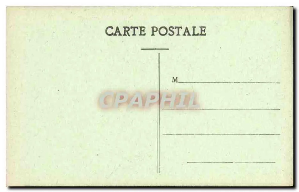 Castelo de Pau — A Aumône — Edição Varichon - Verso