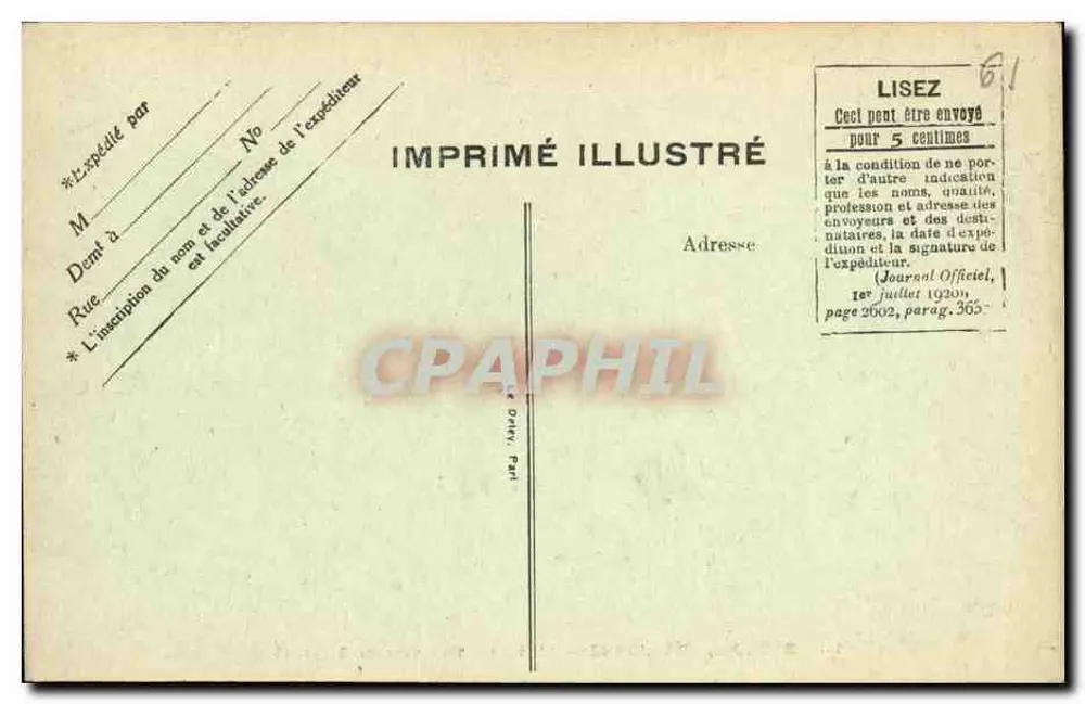Bagnolles-de-l'Orne — Die Ehrenstiege des Grand-Hotels — n°121 - Rückseite