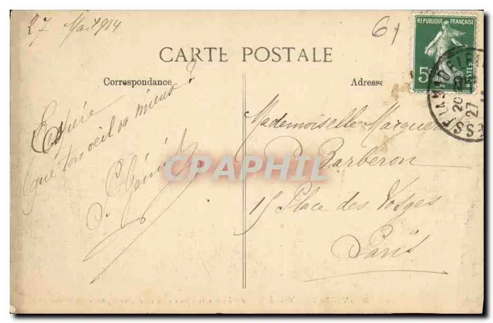 Bagnolés-de-l'Orne — Le Château Goupil oder de la Roche-Bagnolés — BLD, n°21 - Rückseite