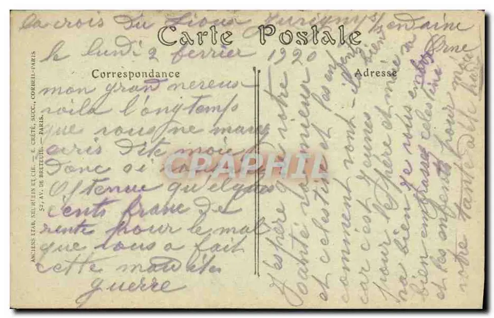 Bagnoles-de-l'Orne — Ansicht vom Hôtel de Paris — Anciens Star, Neuilly-en-Paris - Rückseite