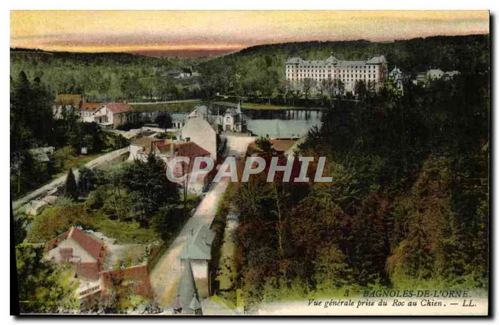 Bagnoles-de-l'Orne — Allgemeiner Blick vom Roc au Chien — LL - Vorderseite