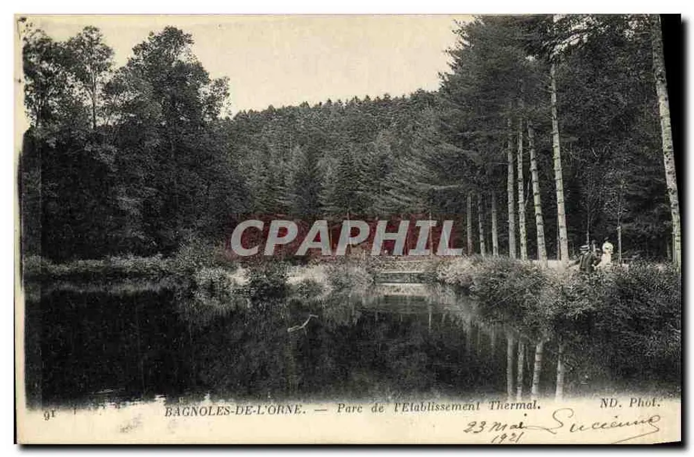 Bagnolles-de-l'Orne — Park des Thermalanlagen — ND. Phot. Succènine - Vorderseite