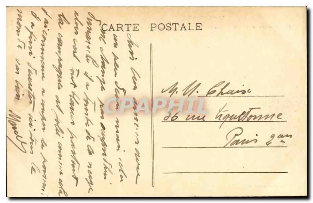 La Mayenne am Moulin d'Haleu — Umgebung von Bagnolles-de-l'Orne — P. Levasseur, phot.-edit., Piers - Rückseite