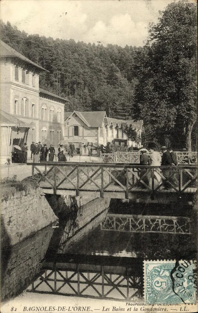 Bagnolles-de-l'Orne — Die Bäder und die Gondonière — Thouroude, Ag. de Location, LL. - Vorderseite