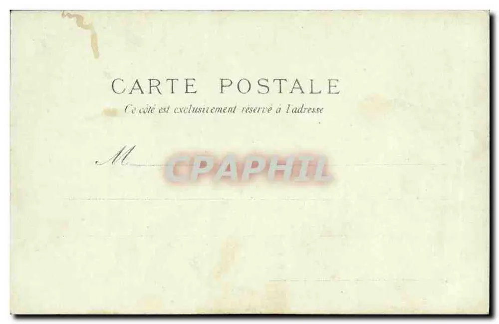 Argélia — Exposição Universal de 1900 — Editor não visível - Verso