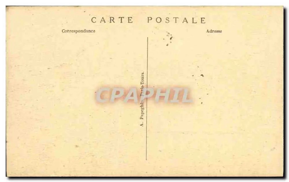Paris — Panorama über die Seine, aufgenommen in der Nähe der Eiffelturm — A. P. - Rückseite