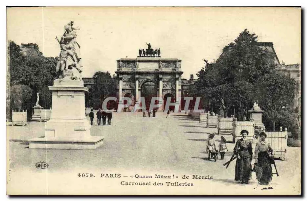 Paris — Carrousel des Tuileries — « Quand Même ! » von Mercie - Vorderseite