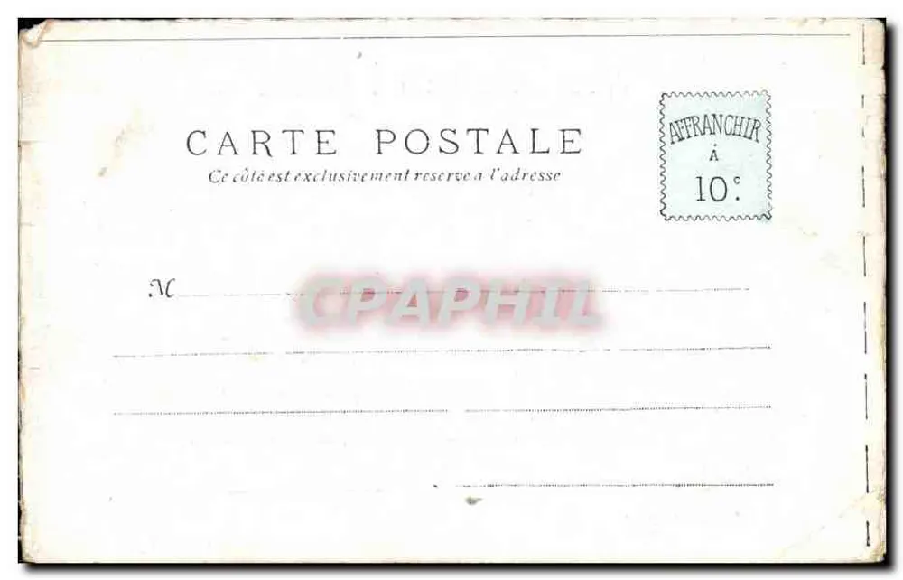 Frau Mary-Théry — Thema: Théâtre de la Gaité — Cliché Reutlinger - Rückseite