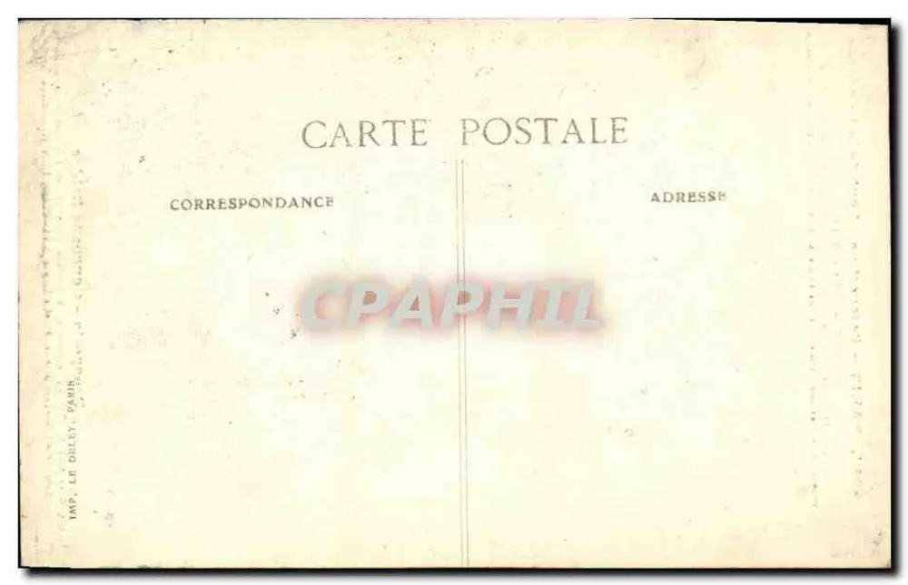 PARIS — Perspectiva — Ponte da Concórdia — IMP. LE DELEY, PARIS - Verso