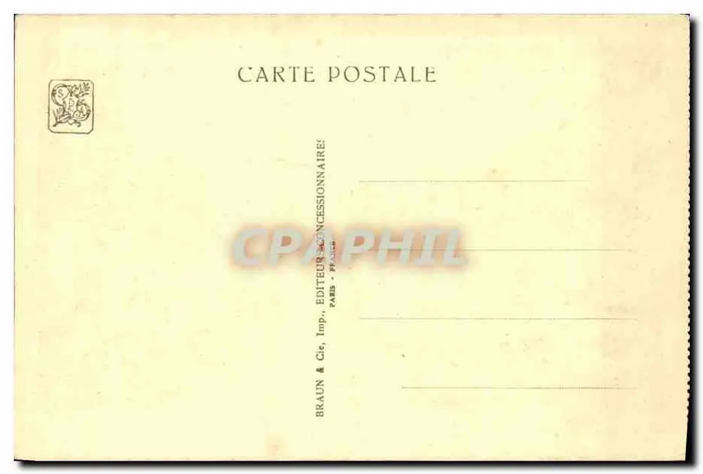 Hauptpalast Italiens — Internationale Kolonialausstellung — Paris 1931 — Brasini, Arch - Rückseite