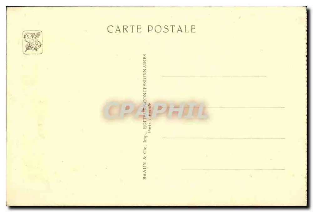 Palast der Metropolitischen Abteilung — Internationale Kolonialausstellung — Paris 1931 - Rückseite