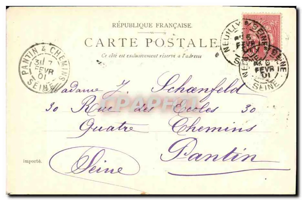 Praça da Concórdia e Madeleine — Paris — Editor P. S. M. fot. Reprodução proibida - Verso