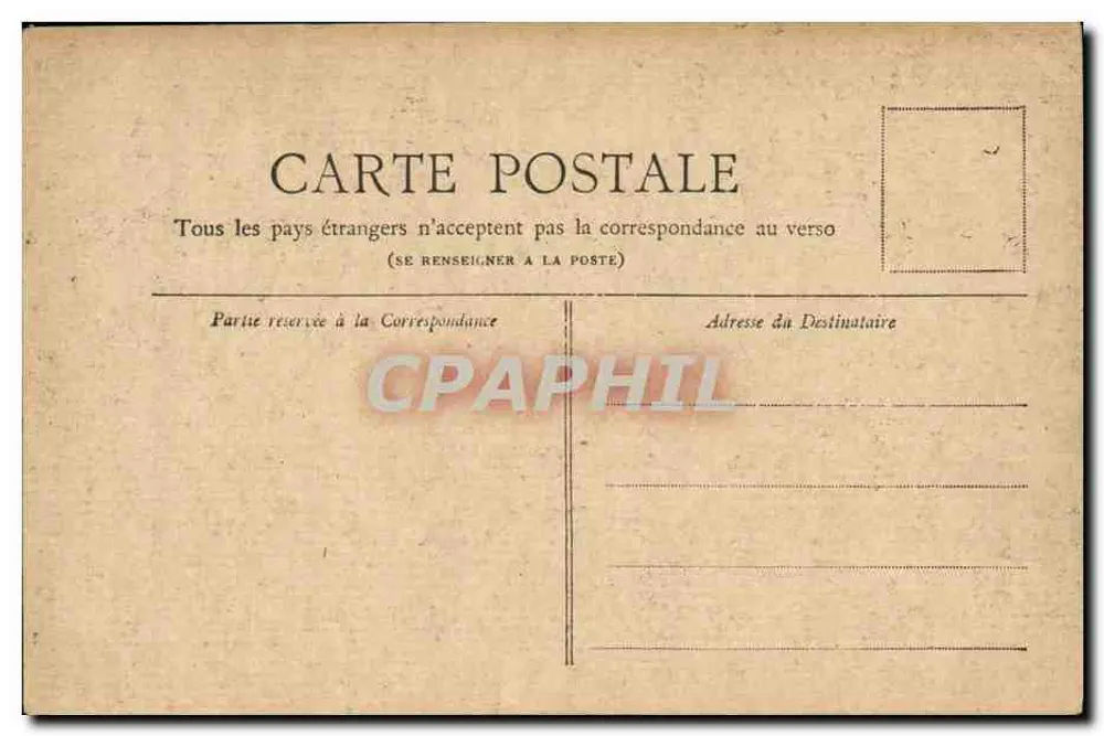 Paris — La Place du Théâtre Français — Collection Petit Journal - Verso