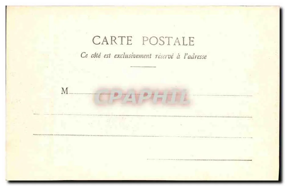Paris - Conseil d'État - Place du Palais Royal — Cliché L. Fourquaux - 135 - Rückseite