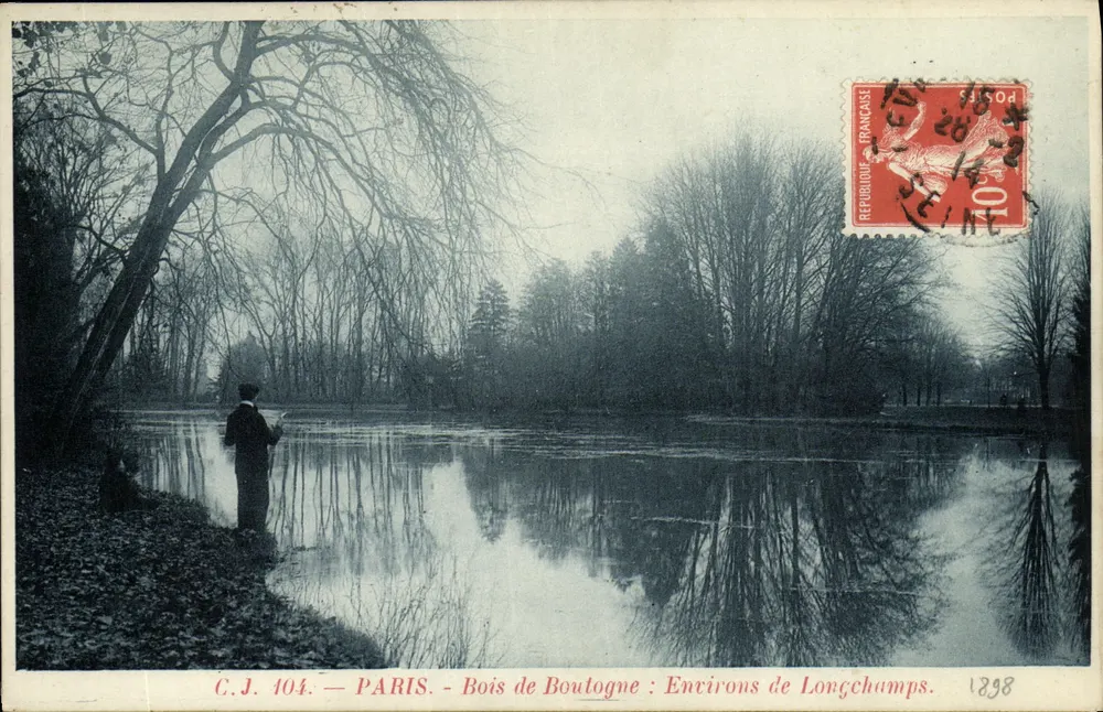 PARIS - Bois de Boutogne : Environs de Longchamps — C.J. 104 - Vorderseite