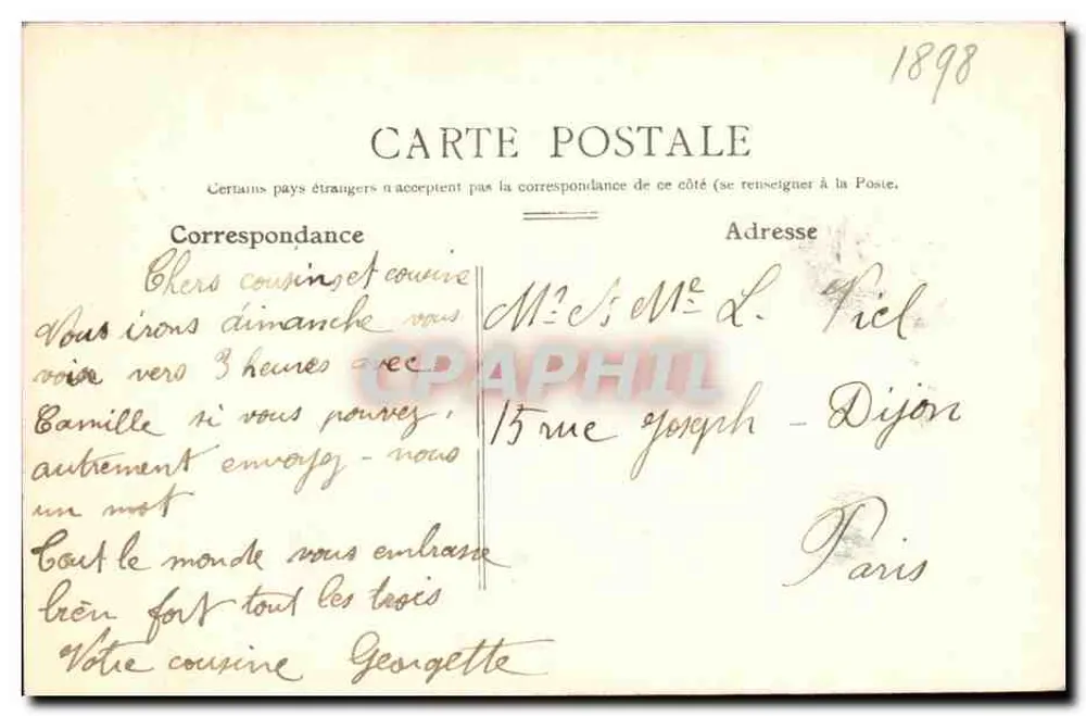 PARIS - Bois de Boutogne : Environs de Longchamps — C.J. 104 - Rückseite