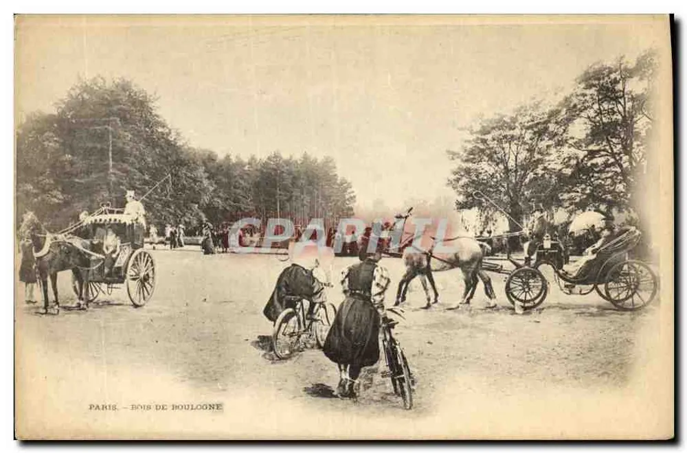 Paris — Bois de Boulogne — Verlag nicht angegeben, Seriennummer nicht sichtbar - Vorderseite