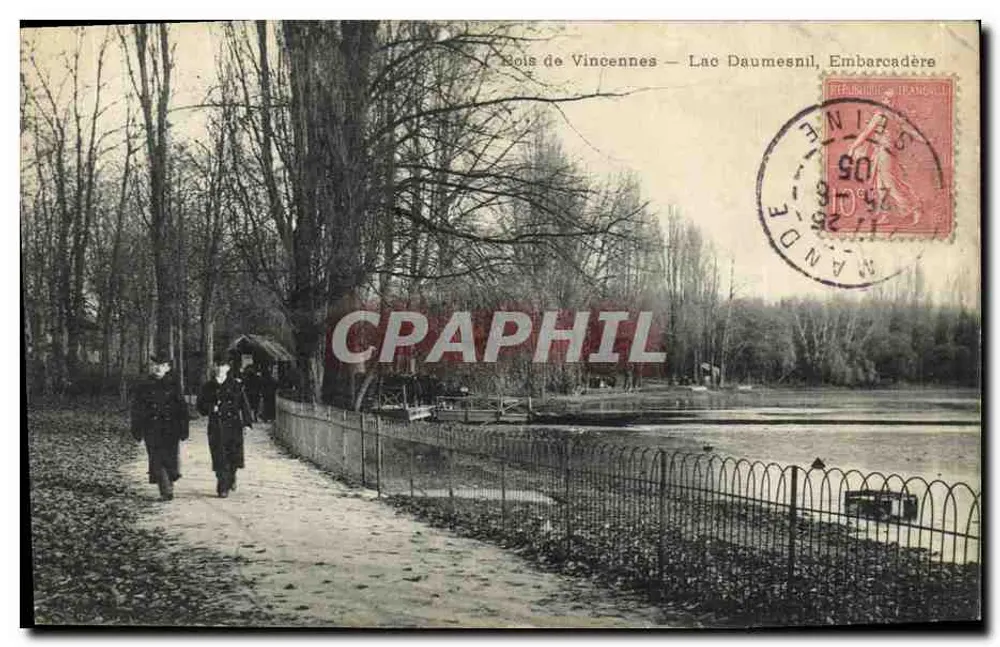 Wald von Vincennes — See Daumesnil, Anlegestelle — Verlag unbekannt - Vorderseite