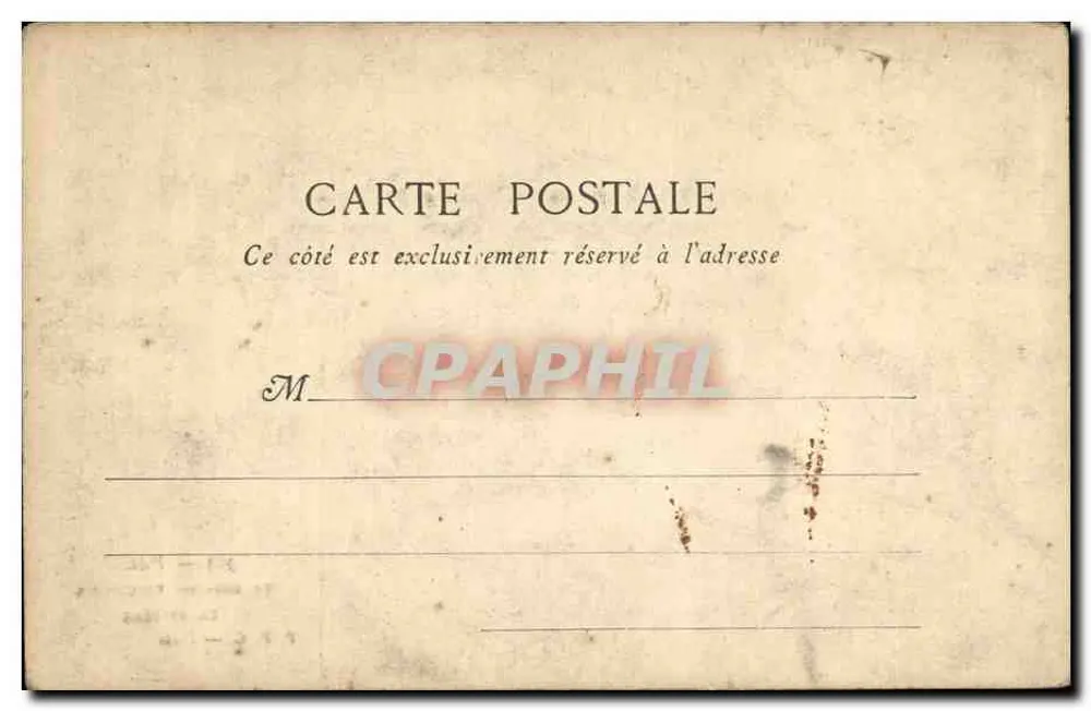 Jardín de Vincennes — Puente sobre estanque — Editor P. P. C. París - Reverso