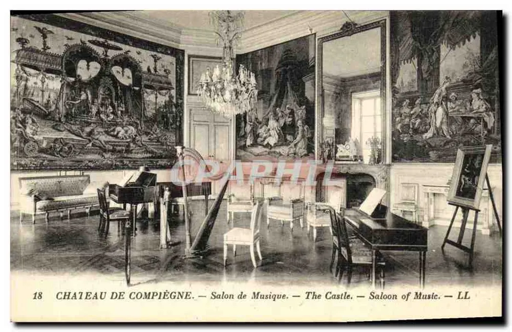 Castelo de Compiègne — Salão de Música — LL - Frente