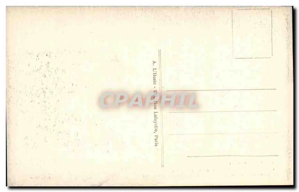 Wälder von Compiègne — Armistice-Verkehrskreuzung, nahe Rethondes — L'Hostie, Paris - Rückseite
