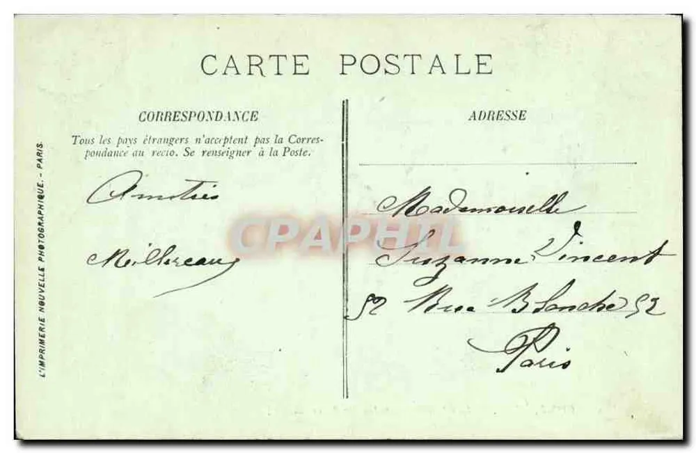 Compiègne — O Castelo — Salão das Flores — LL. - Verso