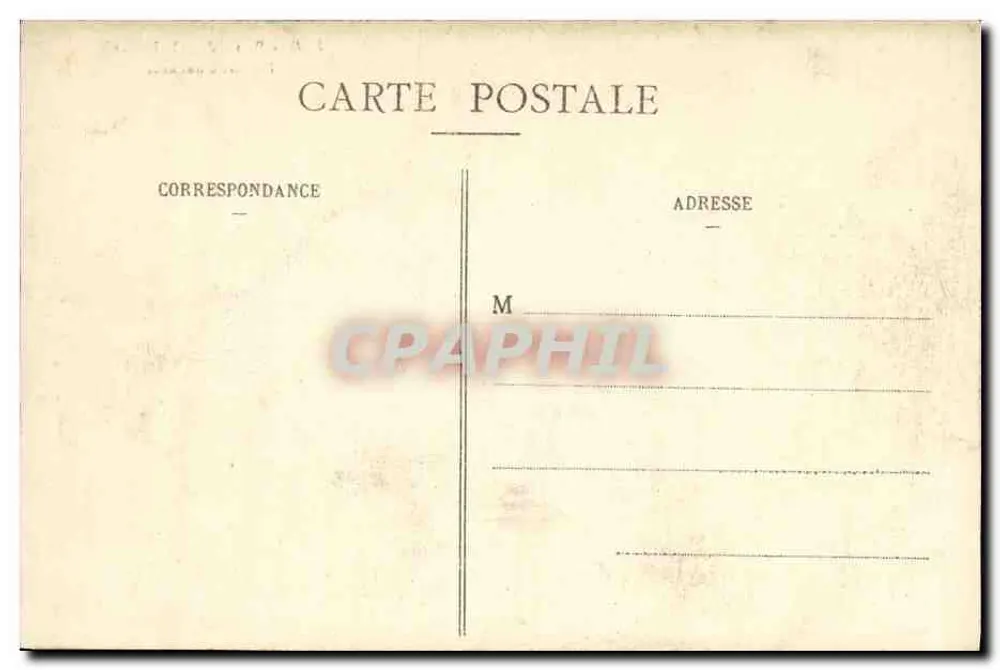 Palácio de Compiègne — Escada de Honra — E.D. - Verso