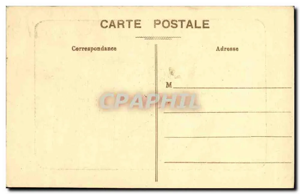 Compiègne - Innenraum des Palastes - Saal der Feste — E.D. - 14 - Rückseite