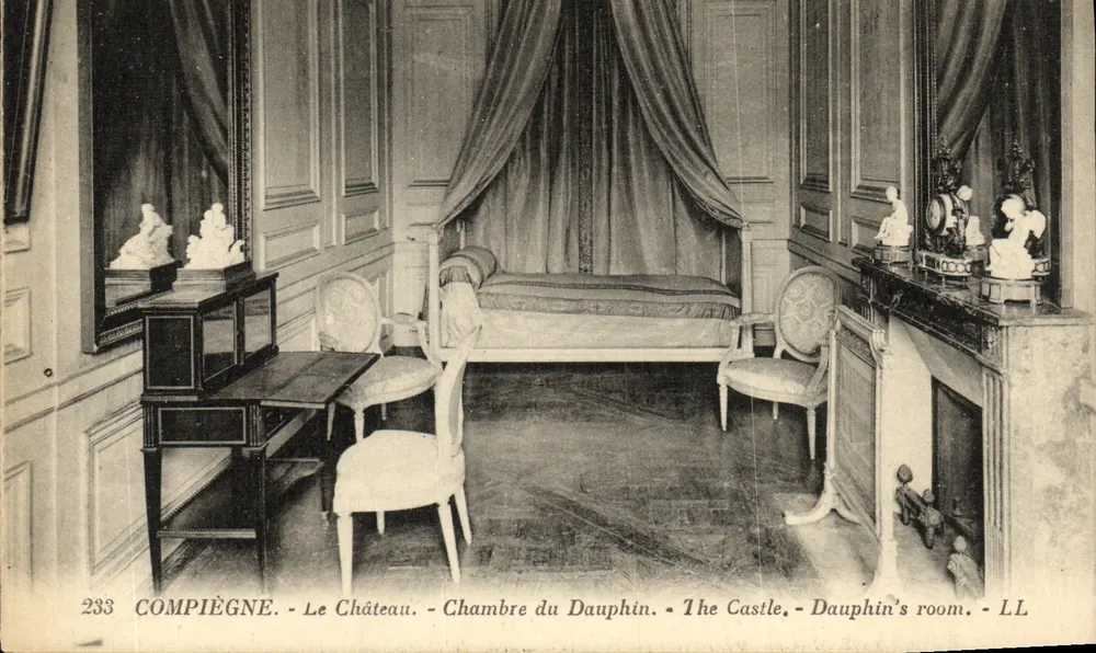 Compiègne - Het Kasteel - Kamer van de Prins van Frankrijk - LL - Voorkant