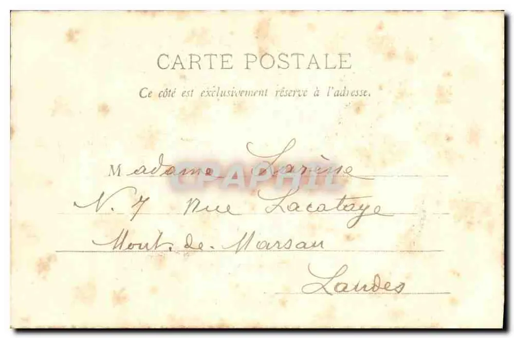 Compiègne - O Castelo, Sala das Festas — editor Doessi, n°38 - Verso