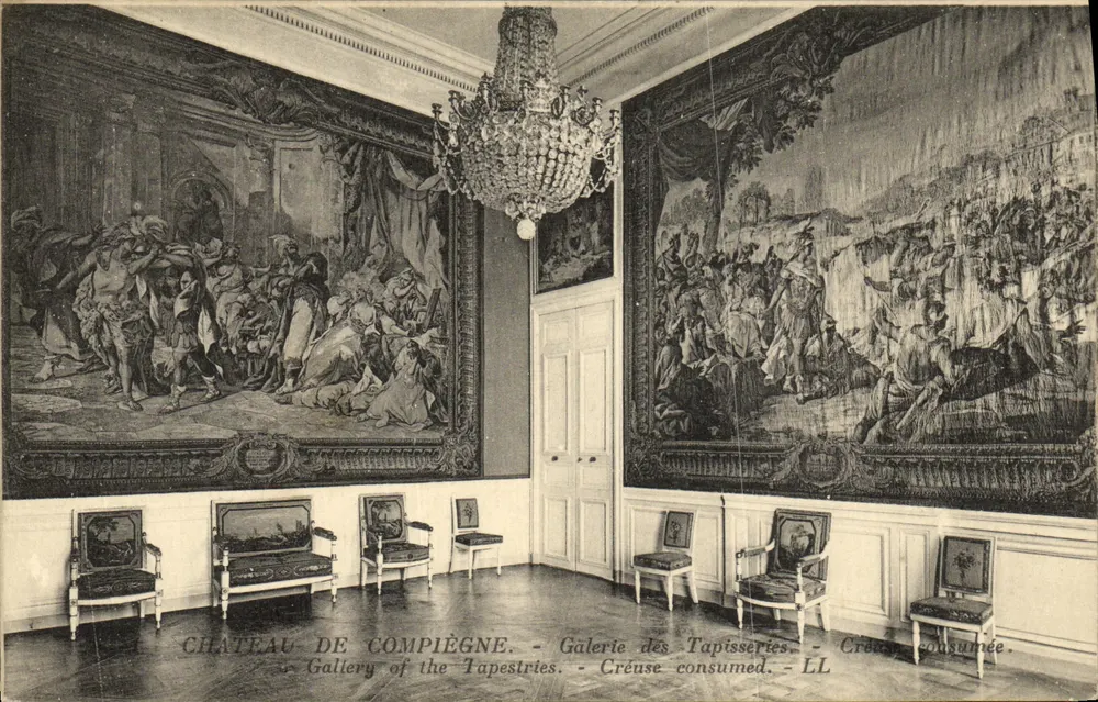 Castelo de Compiègne — Galeria das Tapeçarias — Créase consumida - Frente