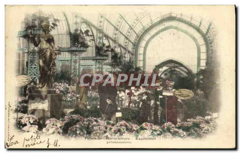 Palácio da Horticultura — Exposição de Primavera — Editor: La Petite Mire, n° não visível - Frente