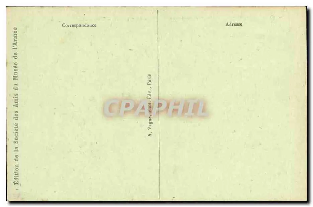 Paris - Hotel dos Invalidos - Cour d'Honneur — J.H. — n°44 - Verso