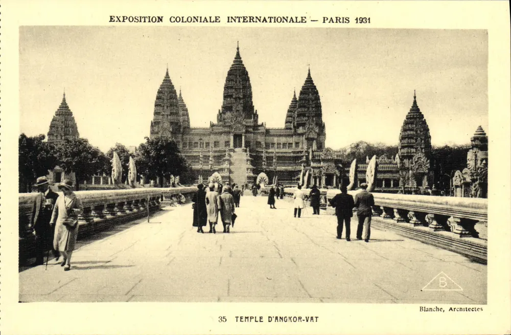 Temple d'Angkor-Vat — Exposition Coloniale Internationale — Paris 1931 — Blanche, Architectes - Vorderseite
