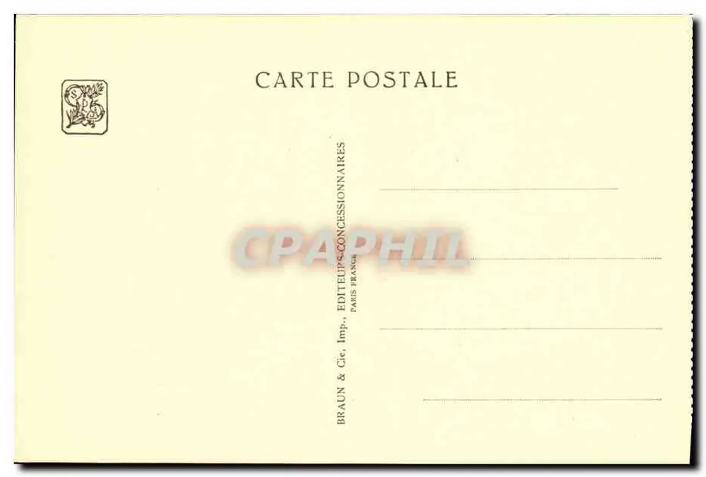 Algerien — Pavillon Küste Süd-Algerien — Internationale Kolonialausstellung — Paris 1931 — Charles Montaland, Arch. - Rückseite