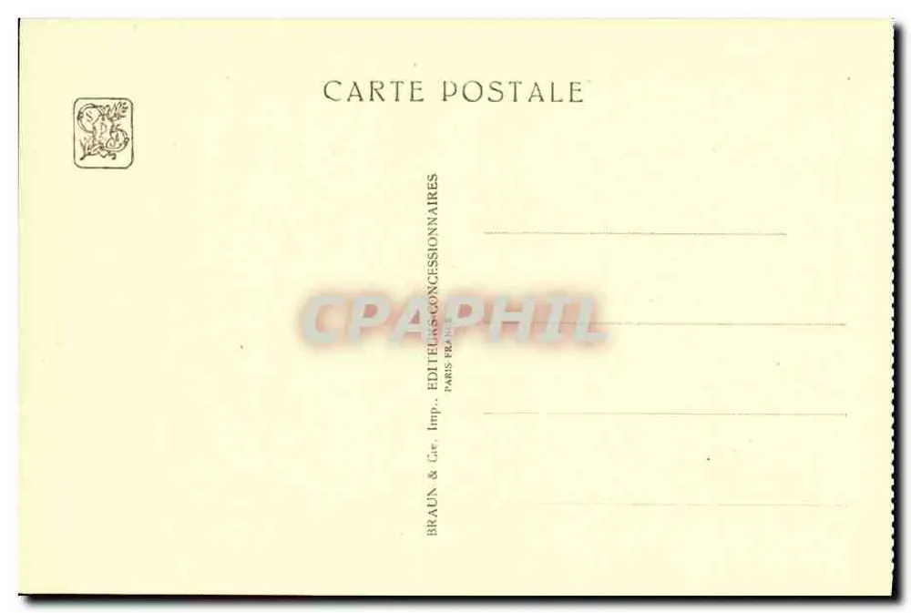 Pavillon des Kambodschas — Internationale Kolonialausstellung — Paris 1931 - Rückseite