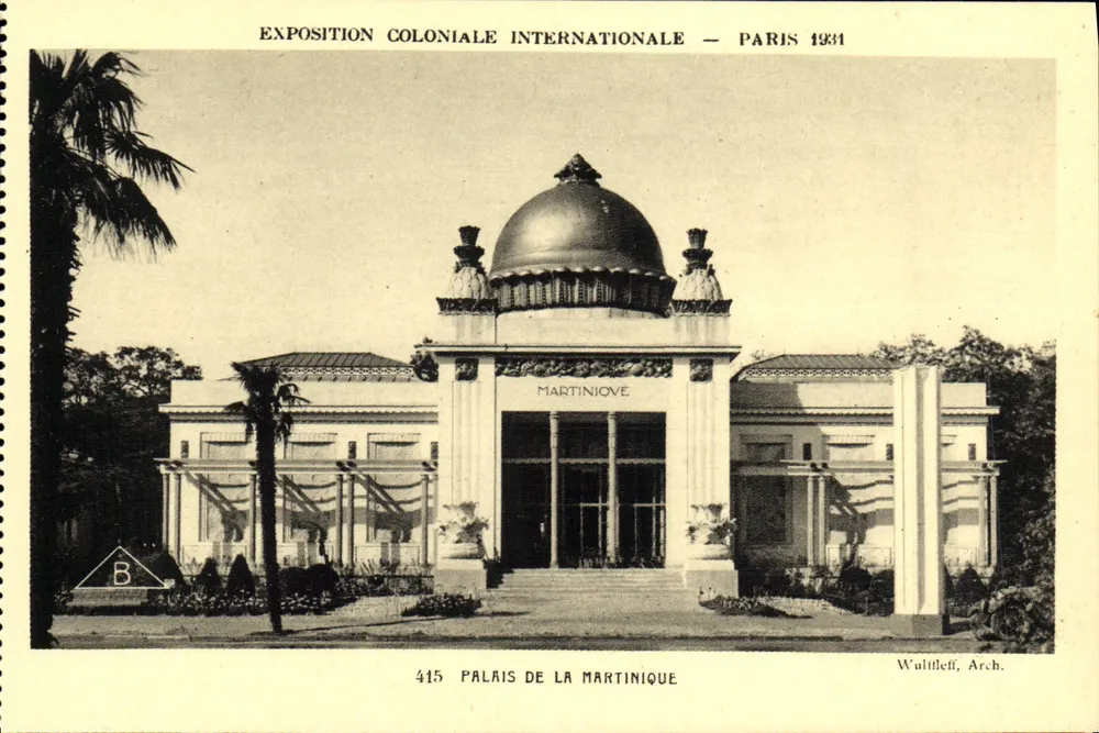 Palais de la Martinique — Exposition Coloniale Internationale — Paris 1931 — Wultileffi, Arch. - Vorderseite