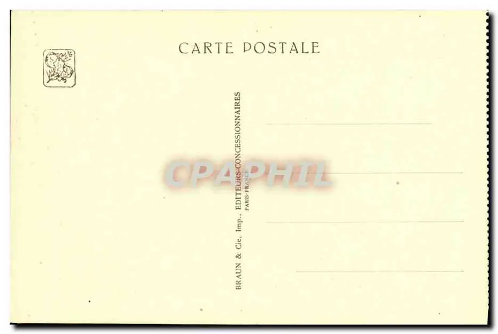 Pavillon der Guadeloupe — Internationale Kolonialausstellung — Paris 1931 - Rückseite