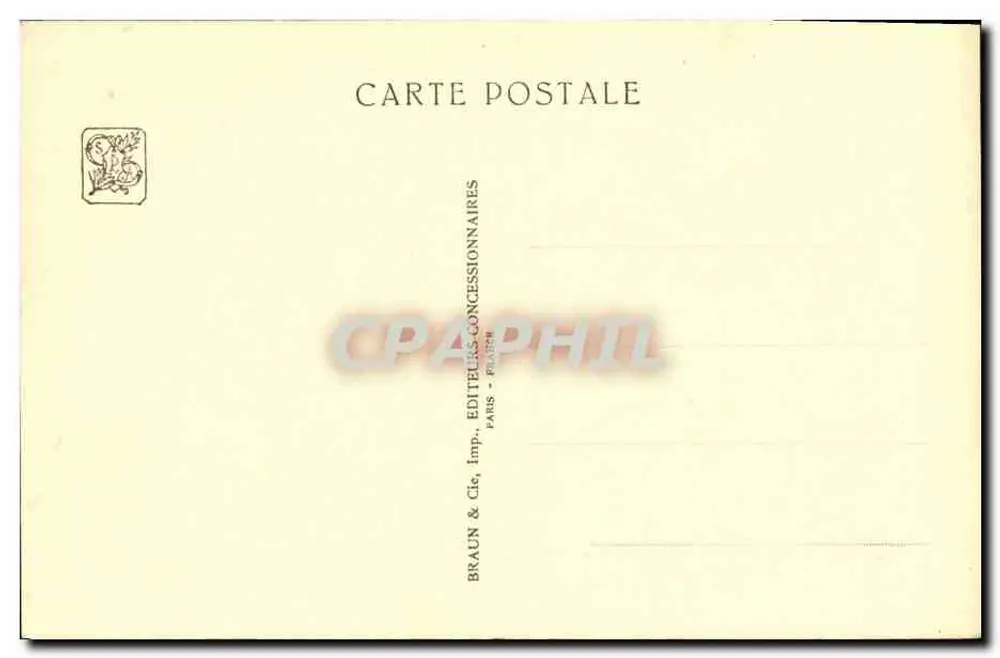 Hauptpalast Italiens — Internationale Kolonialausstellung — Paris 1931 - Rückseite