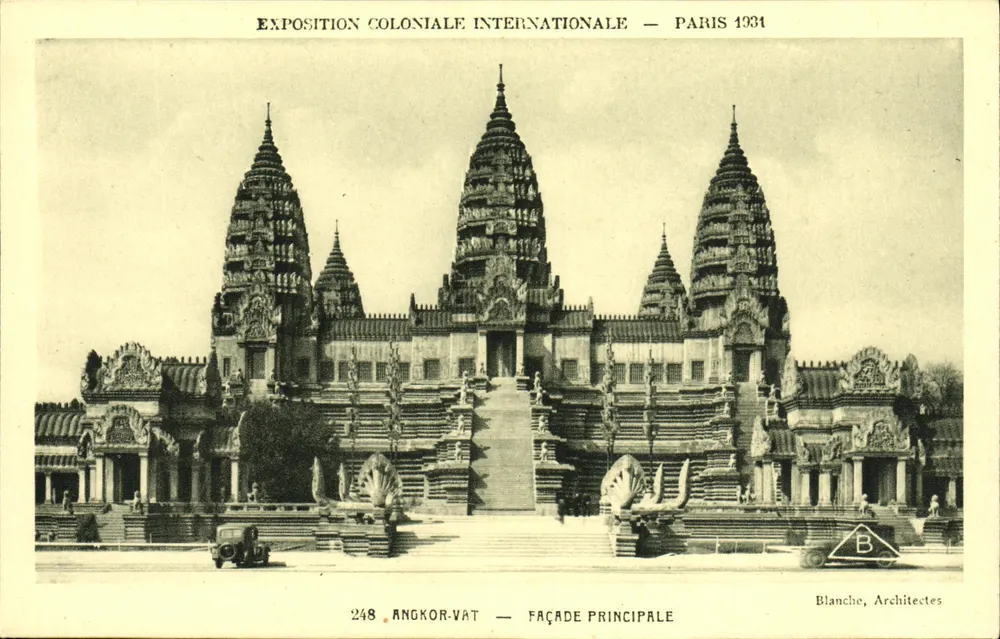 Angkor-Vat — Hauptfassade — Blanche, Architekten - Vorderseite