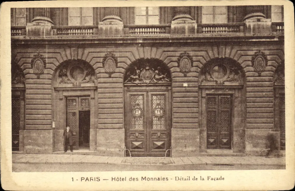 Paris — Hotel des Monnaies — Detail der Fassade - Vorderseite
