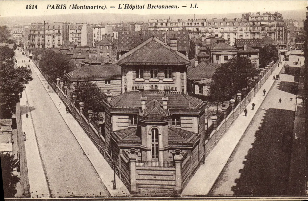 PARIS (Montmartre) — O Hospital Bretonneau — LL - Frente