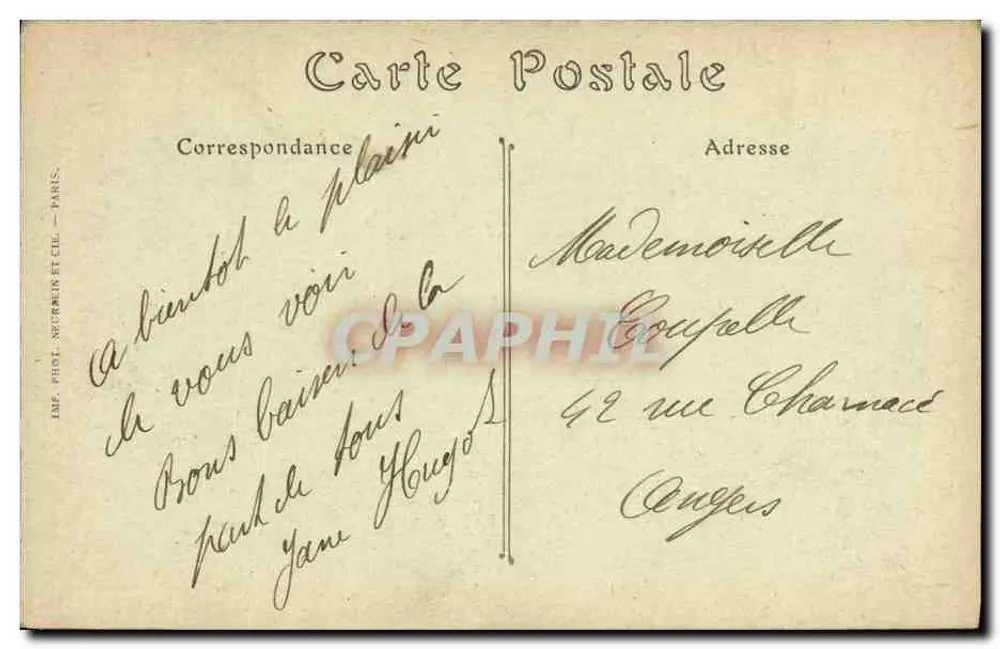 O Arco do Triunfo do Carrousel — Paris — ND. Fot. 3517 - Verso
