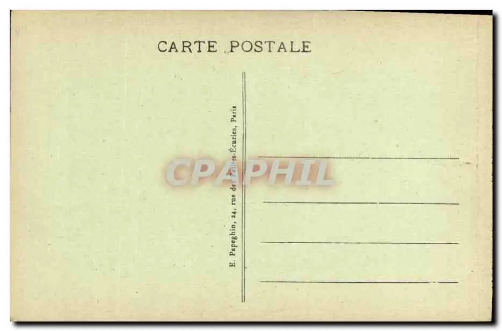 Paris - Notre-Dame, Nordseite (Rue du Cloître Notre-Dame) — A. P. - Rückseite